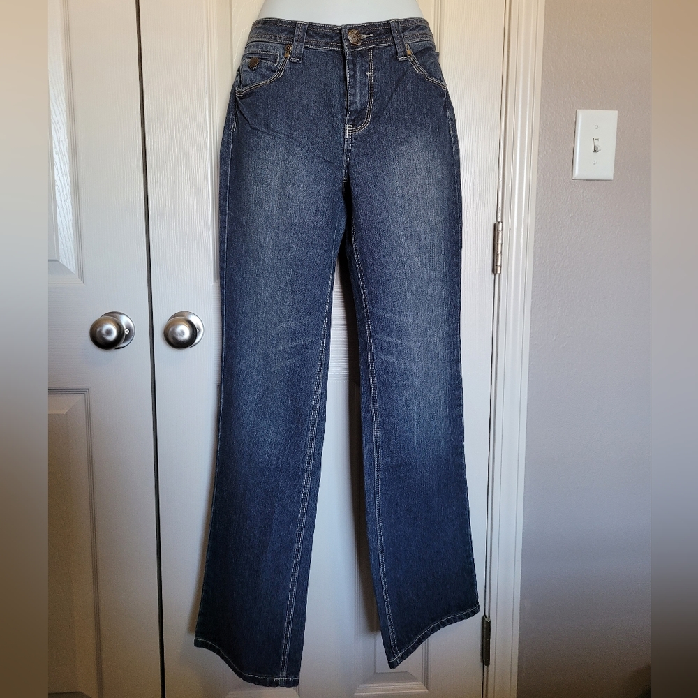 JW Style Boot Cut Jeans - Sz 8, Blue, EUC